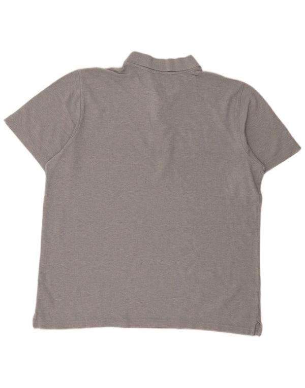 Reebok Mens Polo Shirt XL Grey Flecked Cotton