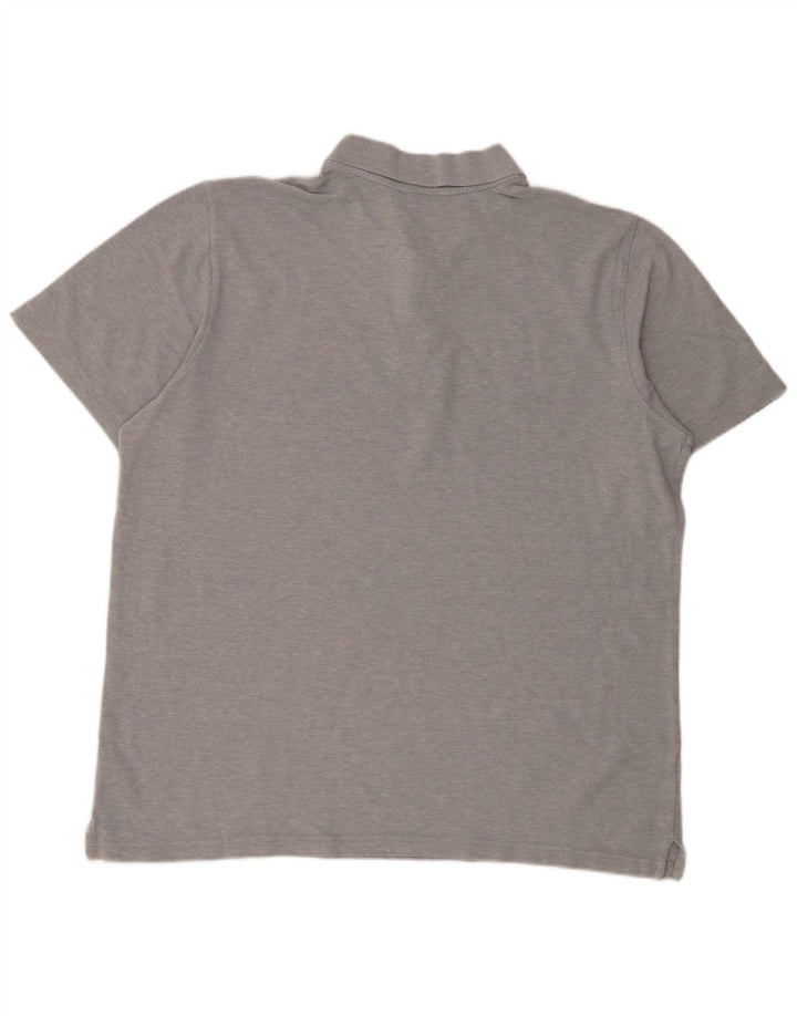 Reebok Mens Polo Shirt XL Grey Flecked Cotton