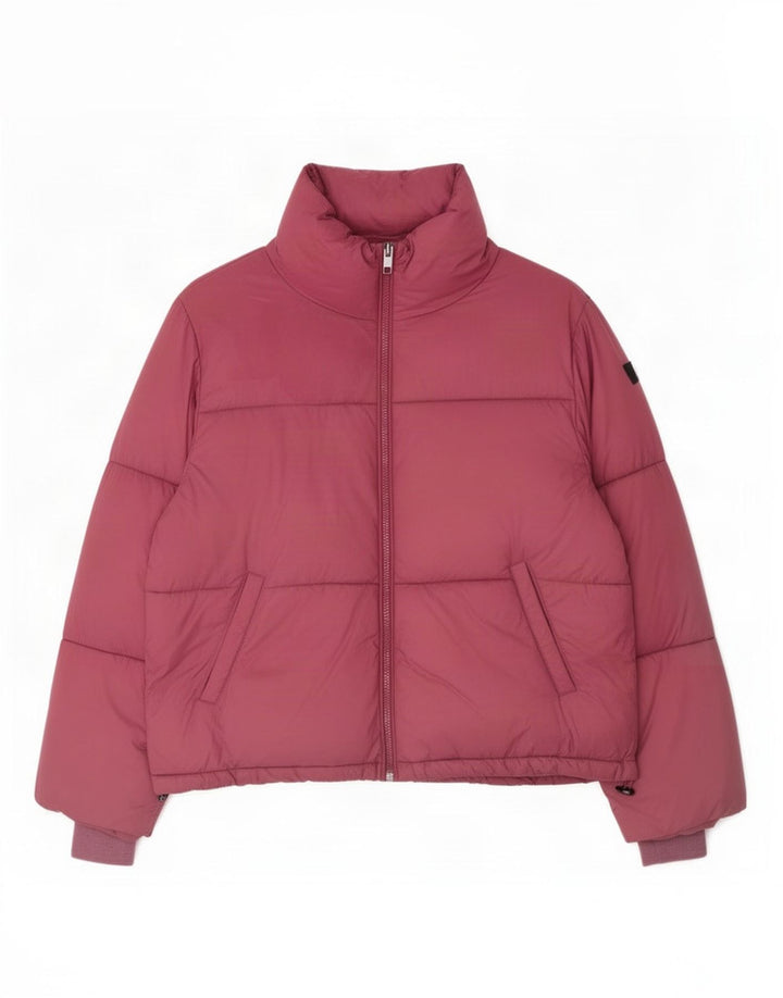 Rifle Womens Padded Jacket UK 14 Medium Purple Polyamide