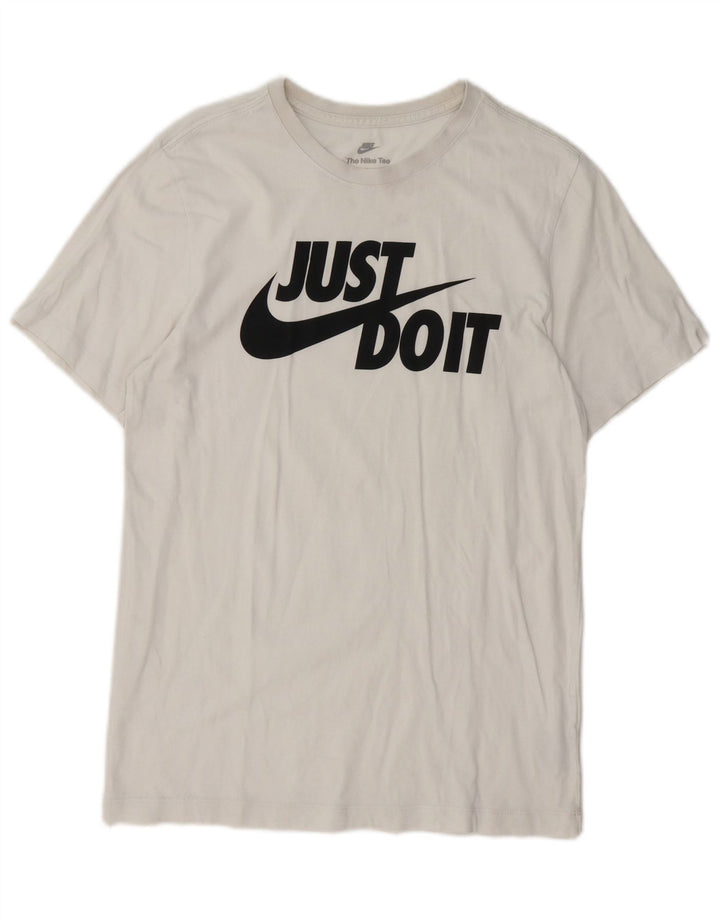 Nike Mens Graphic T-Shirt Top Small White Cotton