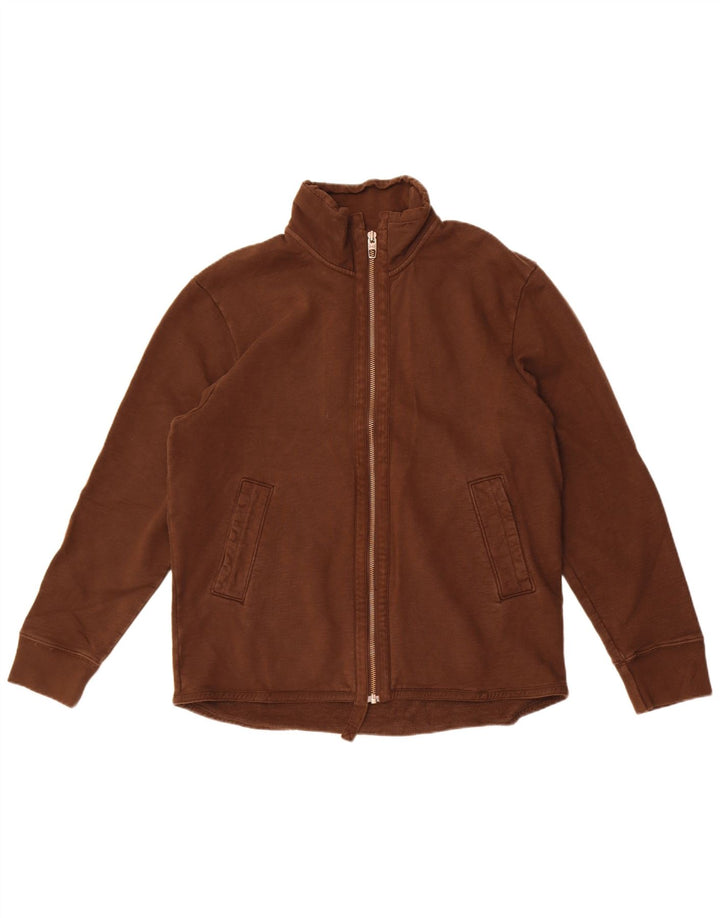 Gap Mens Tracksuit Top Jacket Large Brown Cotton