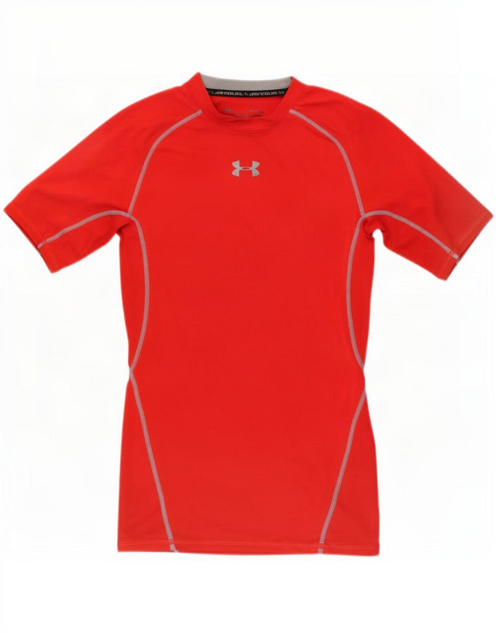 Under Armour Mens Compression T-Shirt Top Small Red
