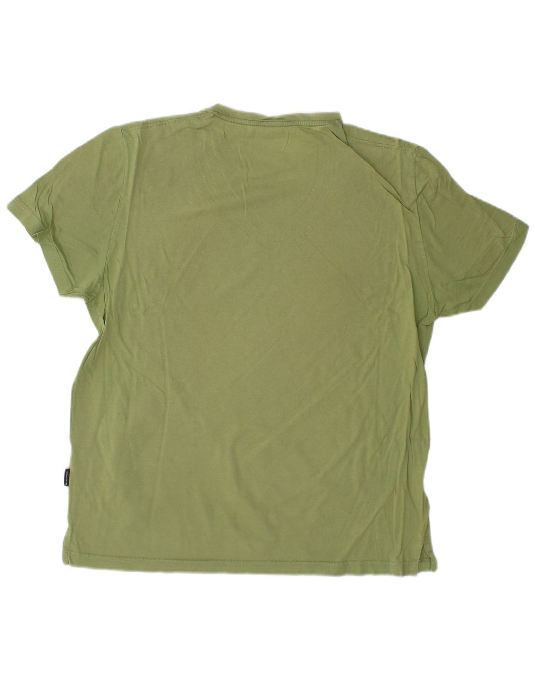 AQUASCUTUM Womens T-Shirt Top UK 14 Medium Green Cotton