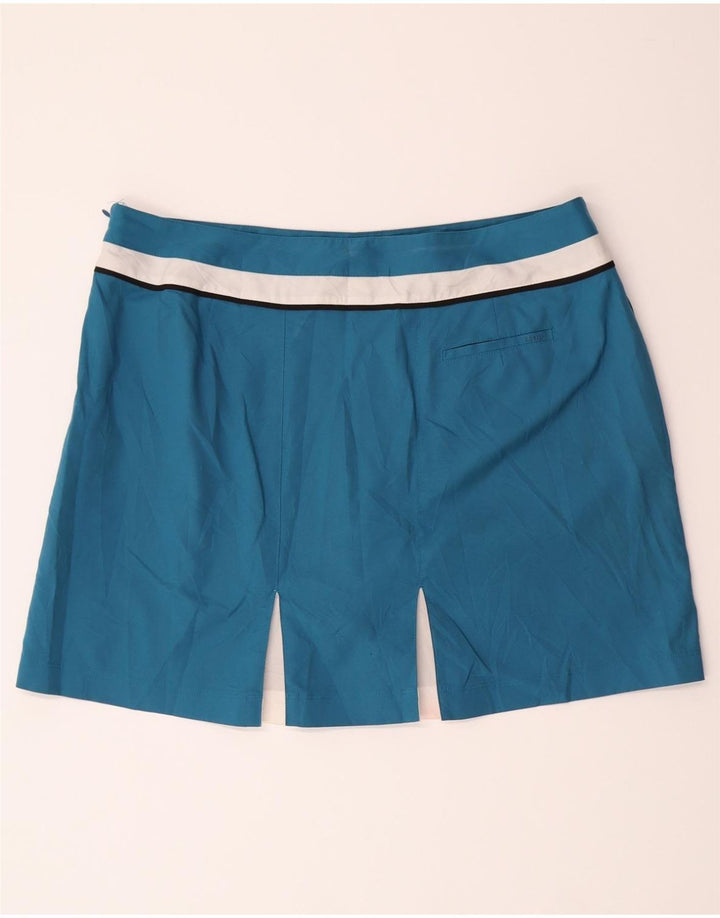IZOD Womens High Waist Skort US 16 2XL  Blue Polyester Vintage Izod and Second-Hand Izod from Messina Hembry 