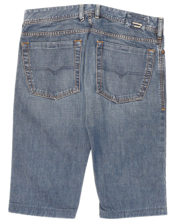 Diesel Mens Denim Shorts W31 Medium Blue Cotton
