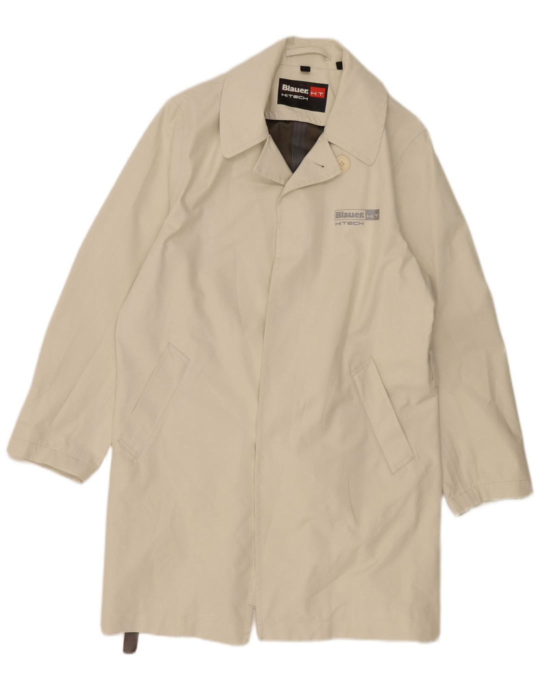 Blauer Mens Overcoat UK 40 Large Off White