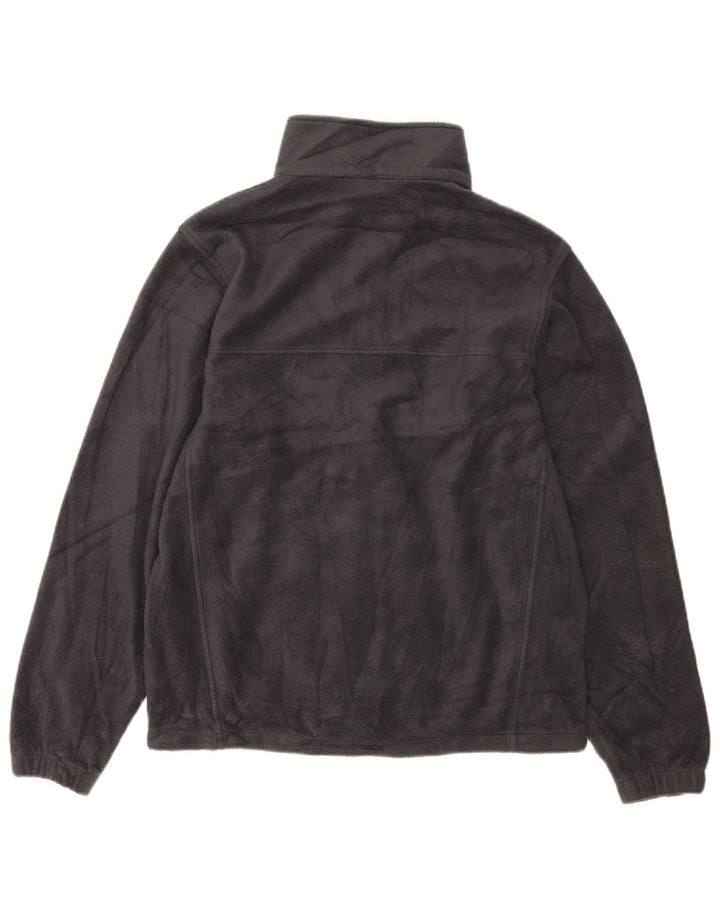 Columbia Mens Fleece Jacket UK 38 Medium Black Polyester