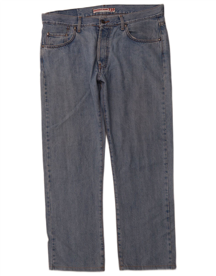 CARRERA Mens 710 Regular Straight Jeans W36 L29 Blue Cotton