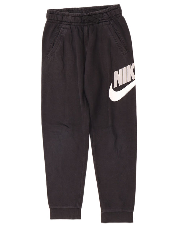 Nike Boys Graphic Tracksuit Trousers Joggers 10-11 Years Medium Black