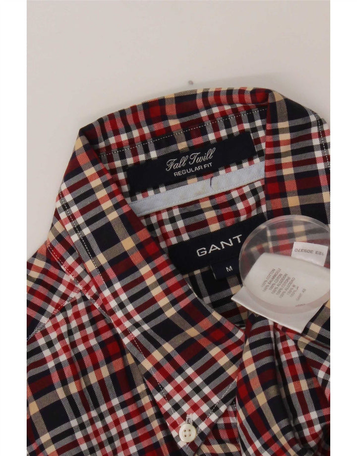 Gant Mens Regular Fit Flannel Shirt Medium Multicoloured Check Cotton