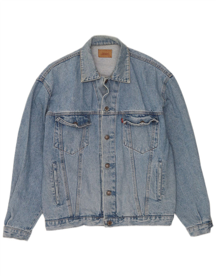 Levi's Mens Denim Jacket UK 40 Large Blue