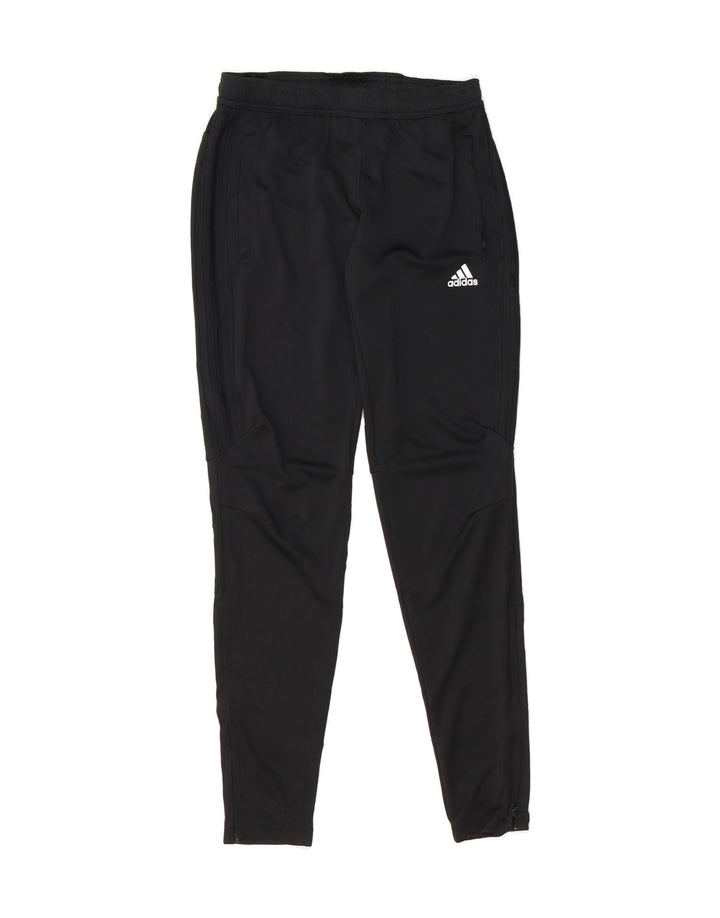 ADIDAS Womens Climacool Tracksuit Trousers UK 8/10 Small  Black Polyester Vintage Adidas and Second-Hand Adidas from Messina Hembry 