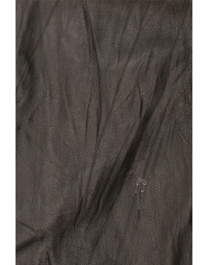 Victory Womens Leather Jacket IT 44 Medium Black Leather