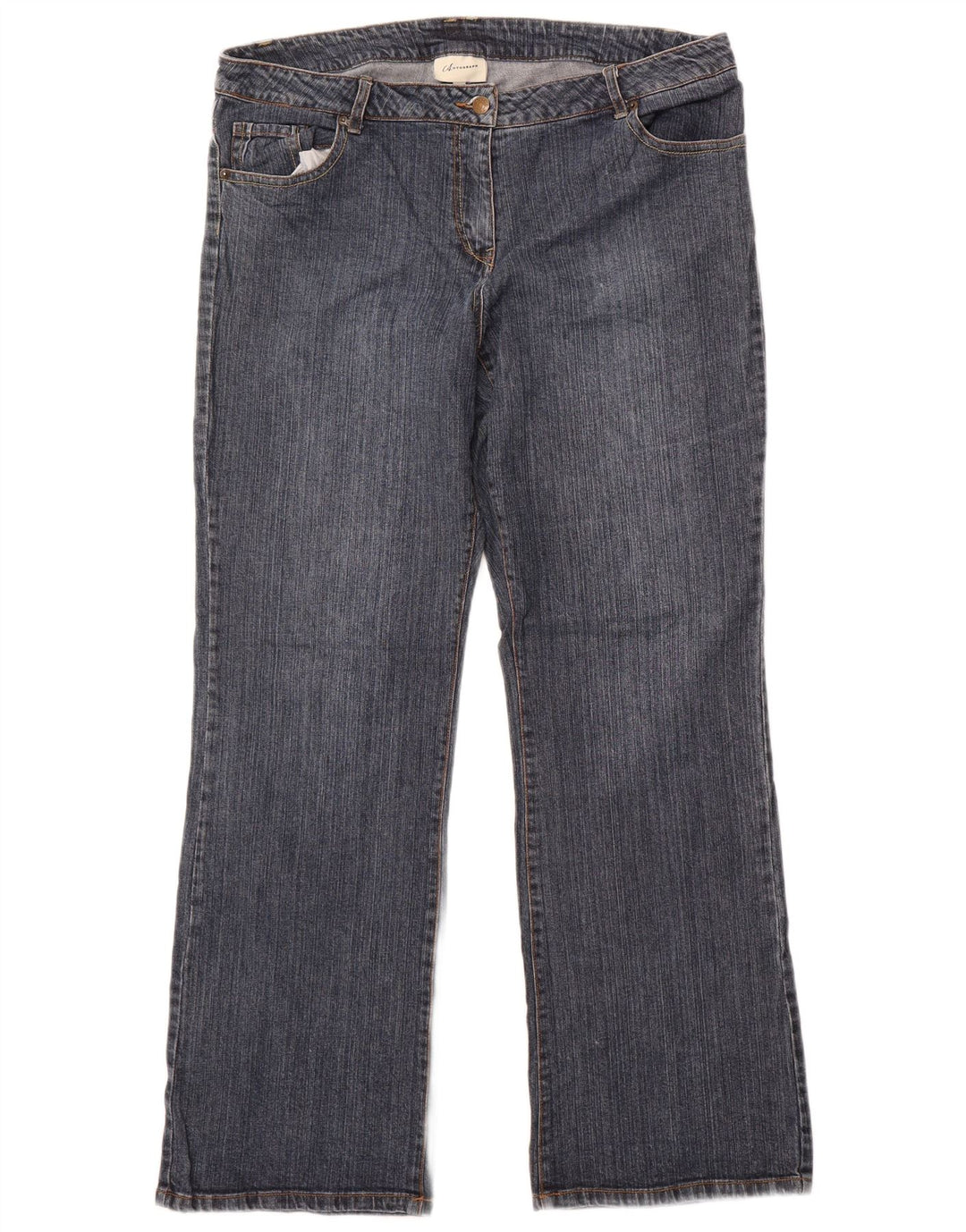 Autograph  Womens Straight Jeans UK 18 XL W38 L33 Blue