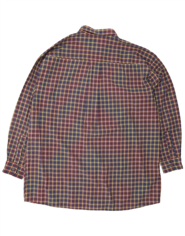 CAMEL ACTIVE Mens Shirt 2XL Navy Blue Check