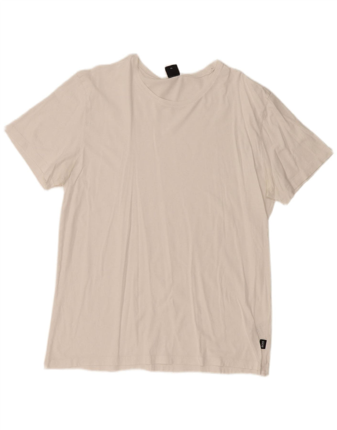 HUGO BOSS Mens T-Shirt Top XL White Cotton