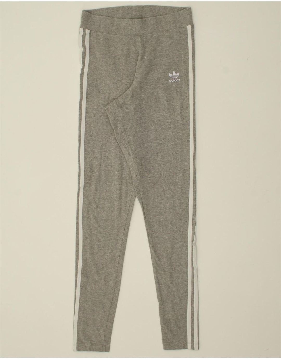 ADIDAS Womens Leggings UK 8 Small  Grey Cotton Vintage Adidas and Second-Hand Adidas from Messina Hembry 