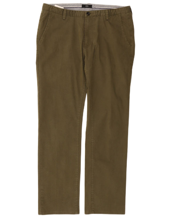 Mens Straight Chino Trousers IT 48 Medium W32 L29