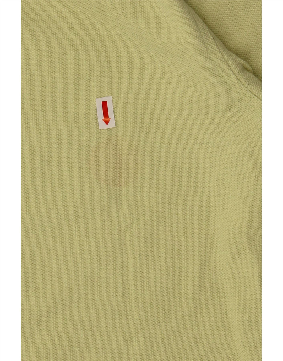 TOMMY HILFIGER Mens Polo Shirt Medium Yellow