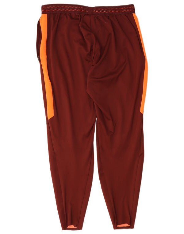 Nike Mens Barcelona Tracksuit Trousers Large  Maroon Colourblock Polyester