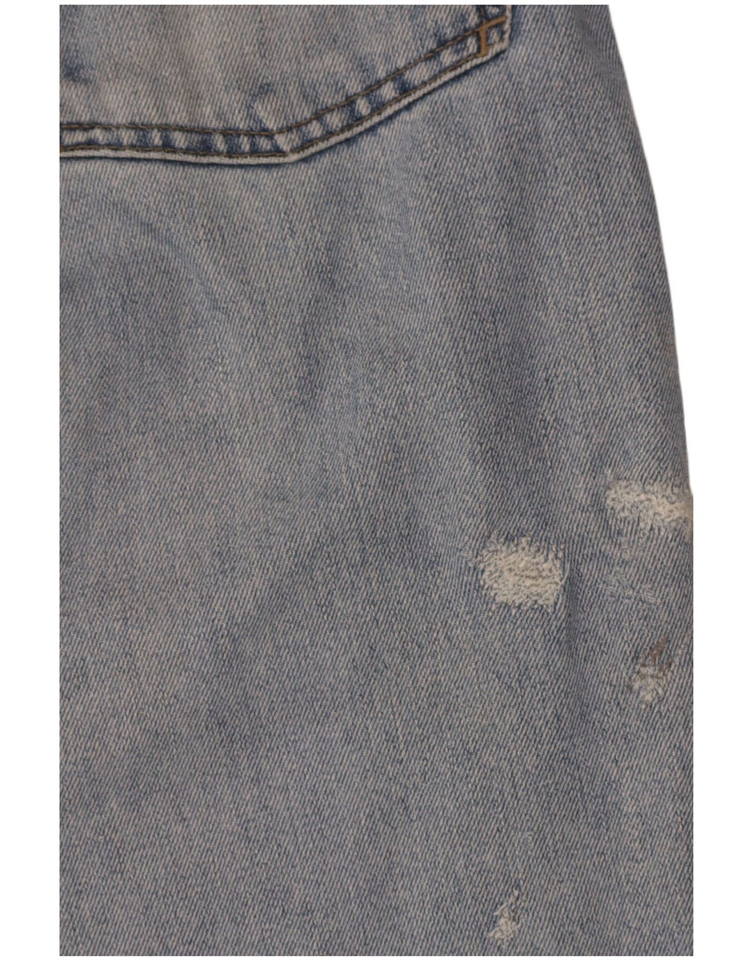Armani Womens Straight Jeans W34 L33 Blue Cotton