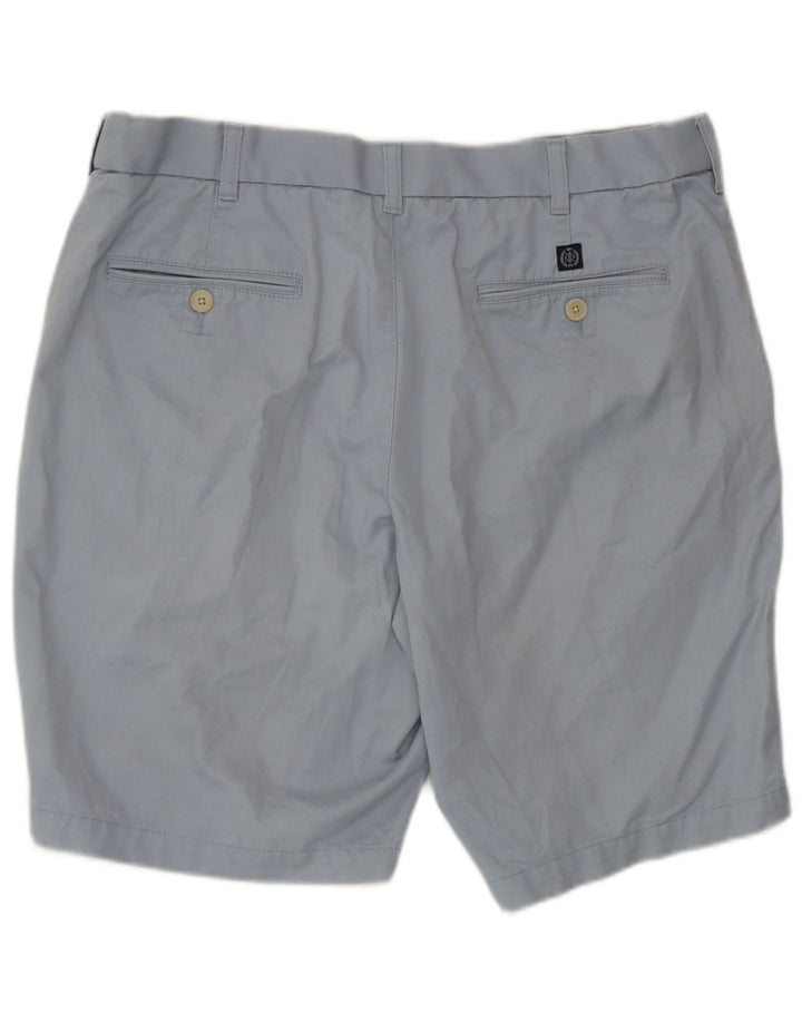 Marks & Spencer Mens Chino Shorts W36 Large  Blue Cotton