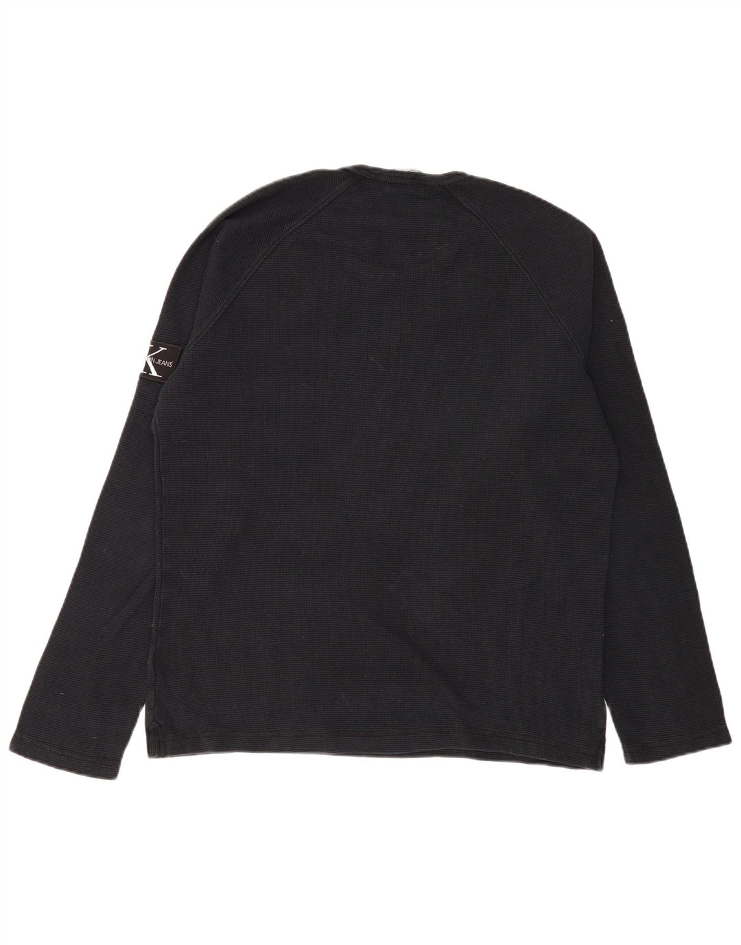 CALVIN KLEIN JEANS Mens Top Long Sleeve XL Black