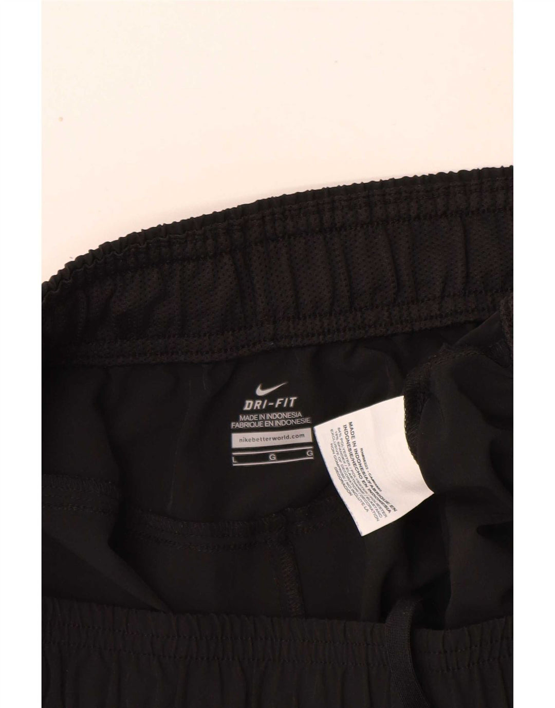 Nike Mens Dri Fit Sport Shorts Large Black Polyester