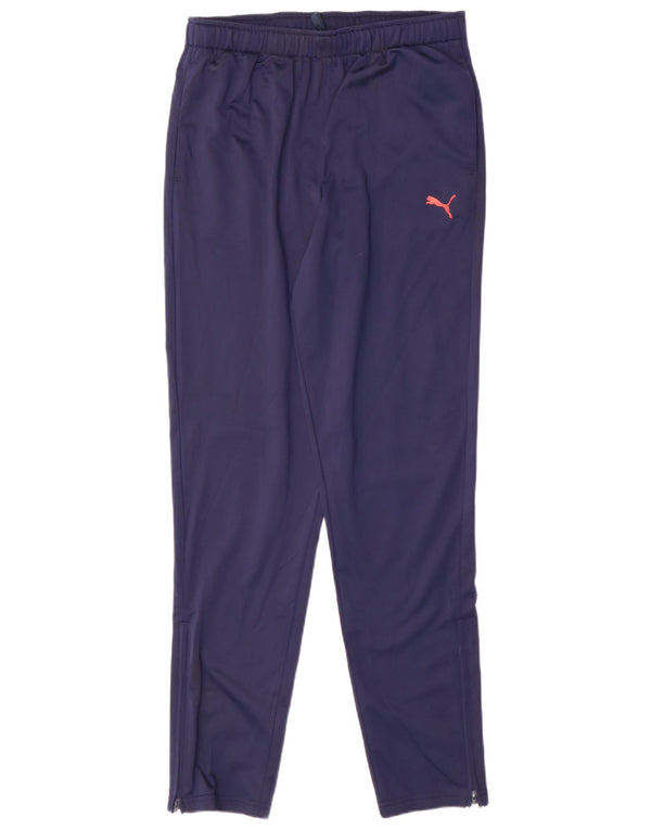 Puma Boys Tracksuit Trousers 15-16 Years  Navy Blue Polyester
