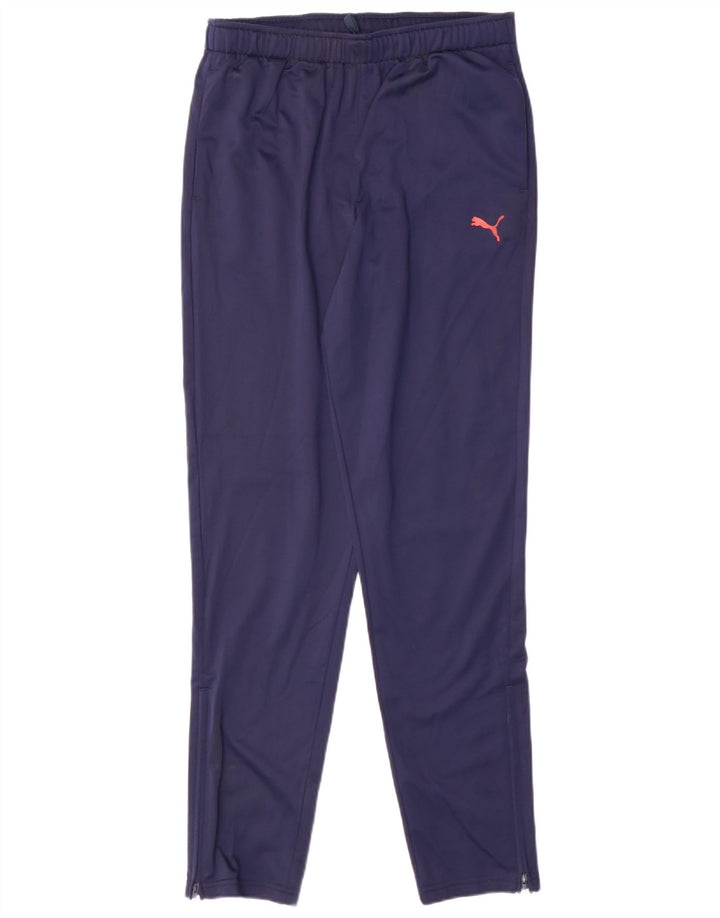 Puma Boys Tracksuit Trousers 15-16 Years  Navy Blue Polyester