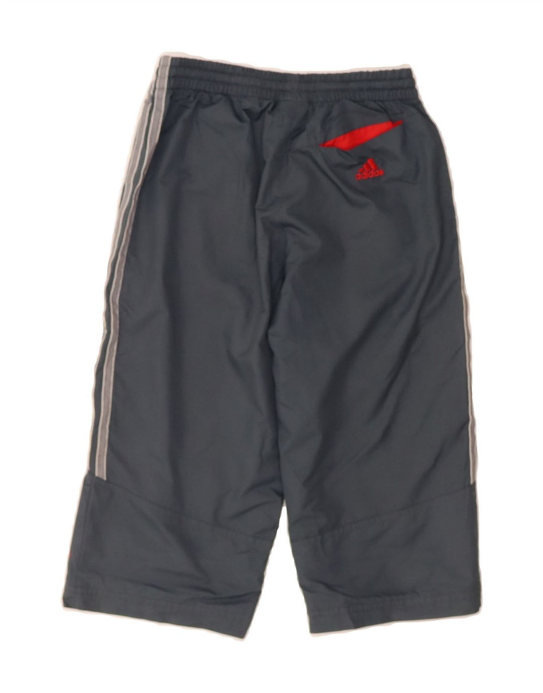 ADIDAS Boys Graphic Capri Tracksuit Trousers 11-12 Years  Grey Polyester Vintage Adidas and Second-Hand Adidas from Messina Hembry 