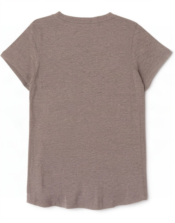 Puma Womens Graphic T-Shirt Top UK 14 Large Grey Flecked Cotton