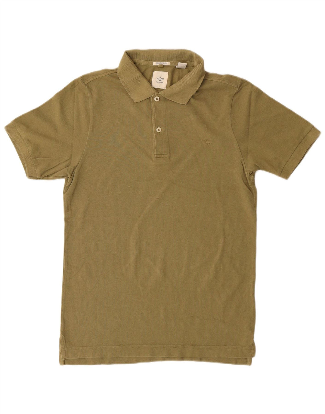 DOCKERS Mens Polo Shirt Small Khaki