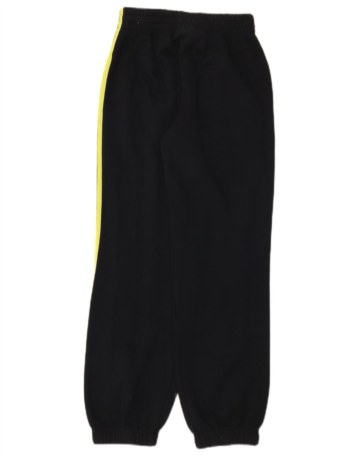 ADIDAS Boys Tracksuit Trousers Joggers 11-12 Years Black Cotton