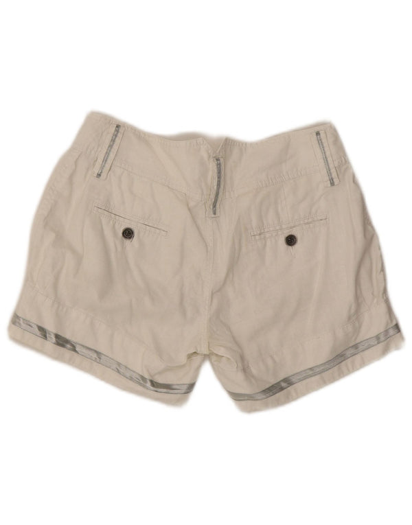 Diesel Womens Hot Pants W28 Medium White Linen