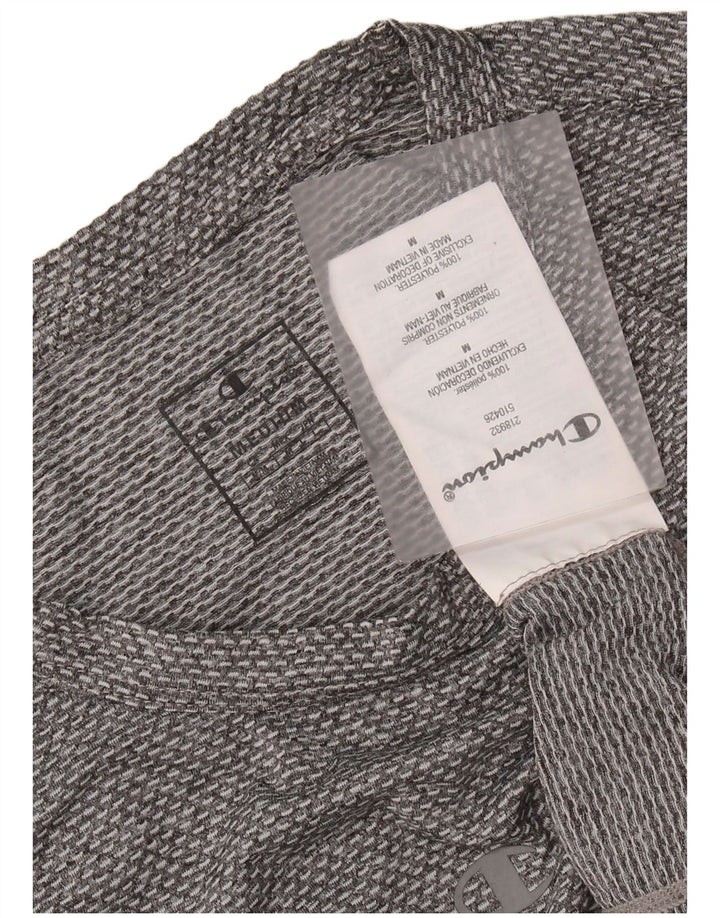 CHAMPION Mens T-Shirt Top Medium Grey Polyester