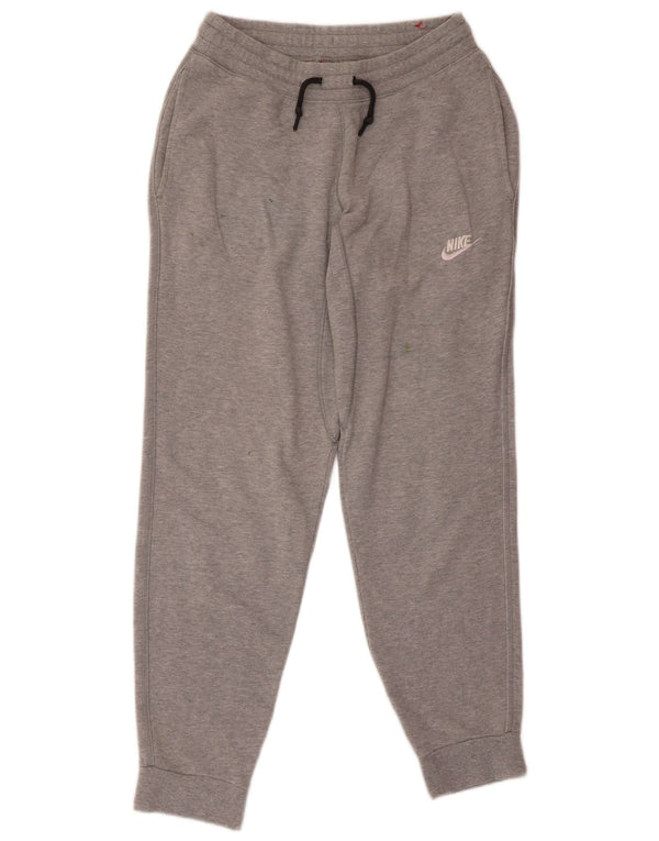NIKE Womens Tracksuit Trousers Joggers UK 10 Small  Grey