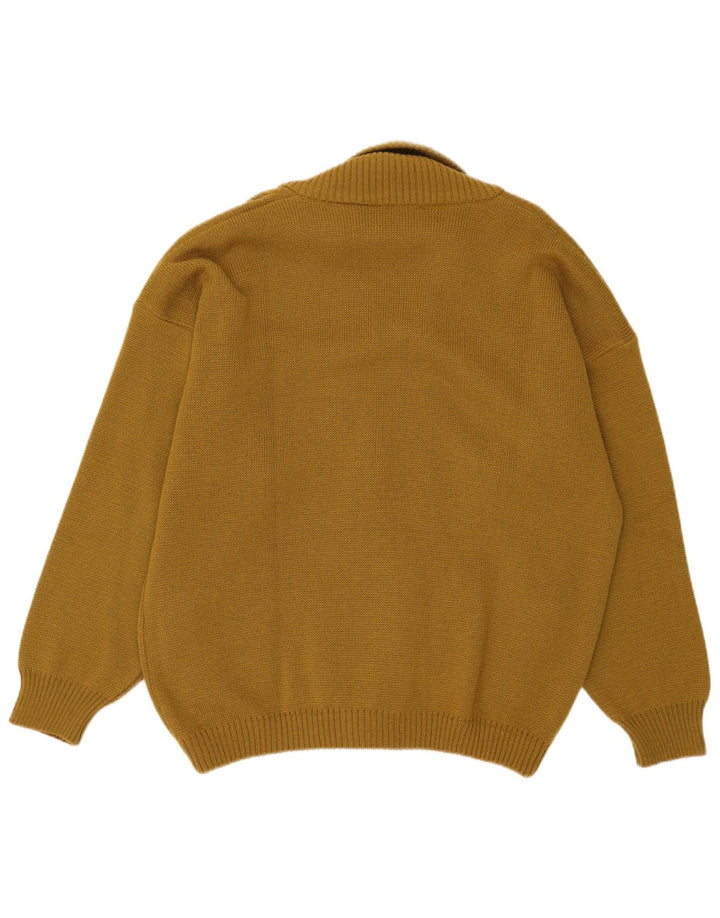 Marc Gibaldi Mens Cardigan Sweater IT 50 Medium Khaki