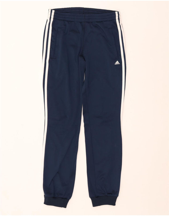 ADIDAS Womens Climalite Tracksuit Trousers Joggers UK 4/6 XS  Navy Blue