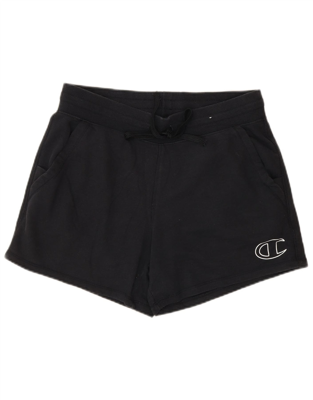 Champion Mens Sport Shorts Small Black Cotton