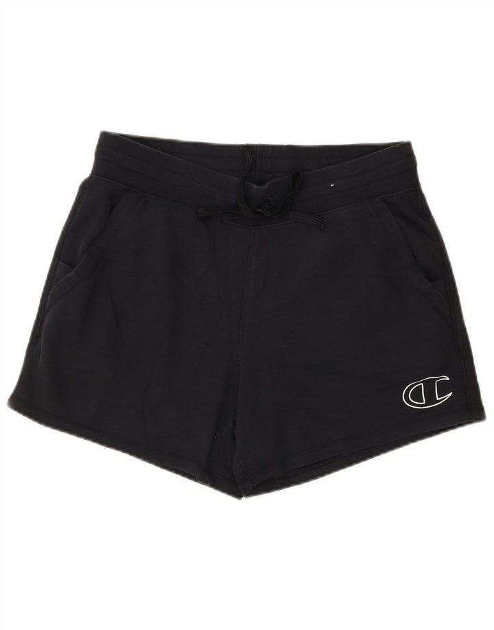 Champion Mens Sport Shorts Small Black Cotton