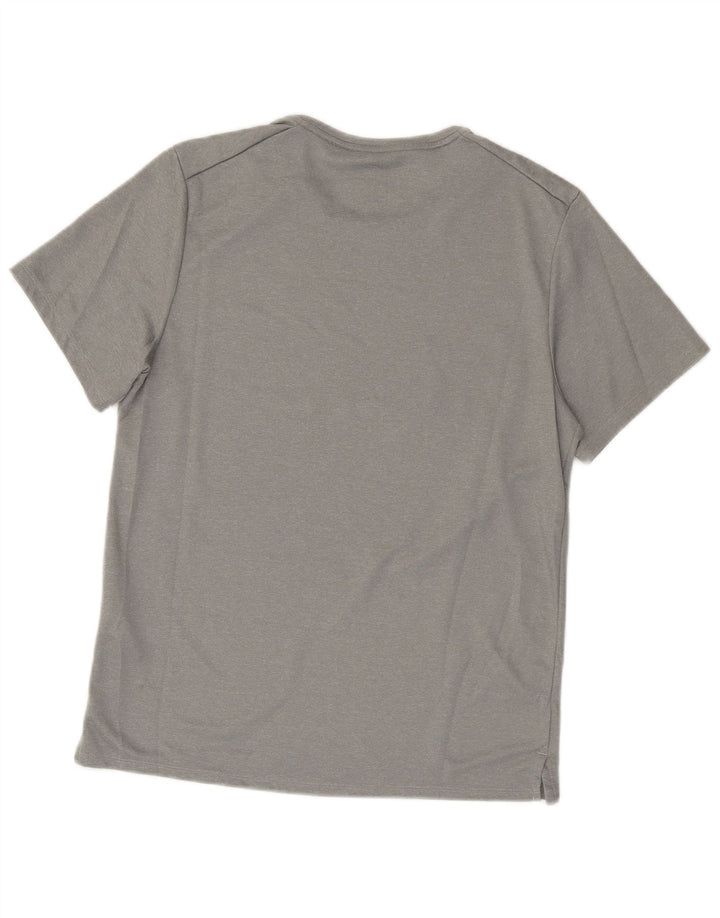 Nike Mens Dri Fit T-Shirt Top Small Grey Polyester