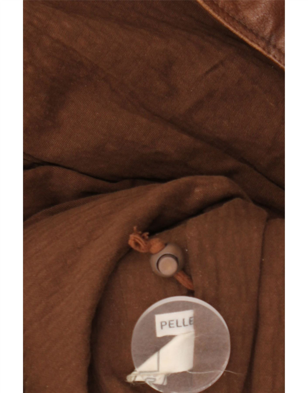 VINTAGE Mens Leather Jacket UK 42 XL Brown Leather