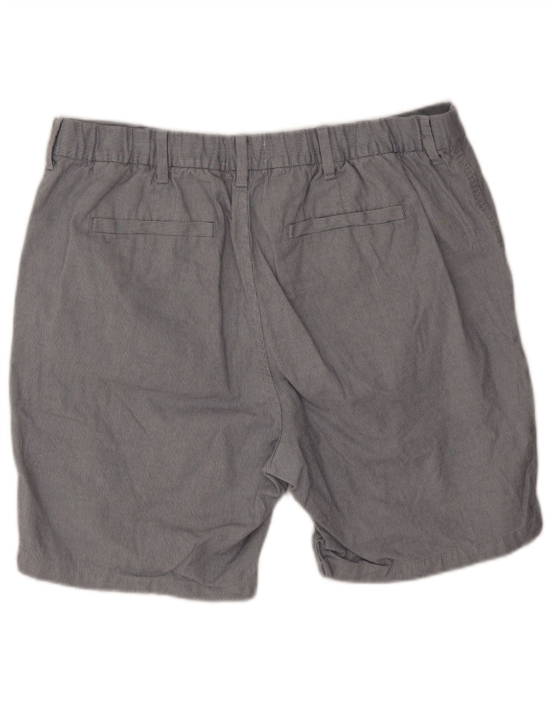 MARKS & SPENCER Mens Regular Fit Chino Shorts W38 XL Grey Polyester