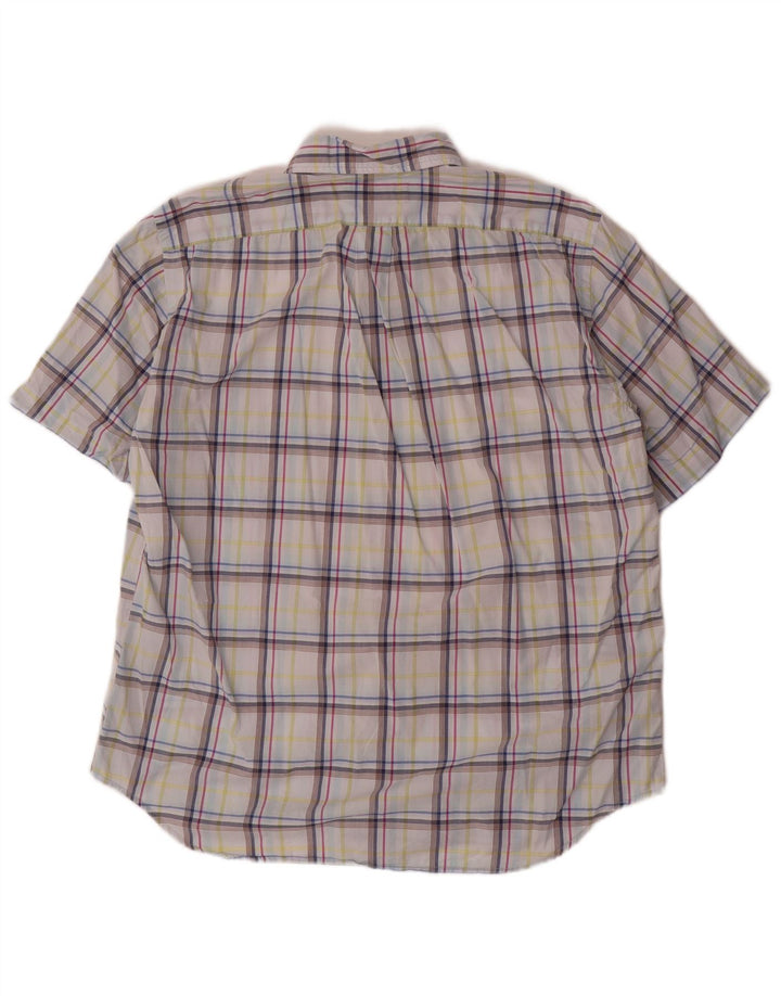 Marlboro Classics Mens Short Sleeve Shirt Large Multicoloured Check Cotton