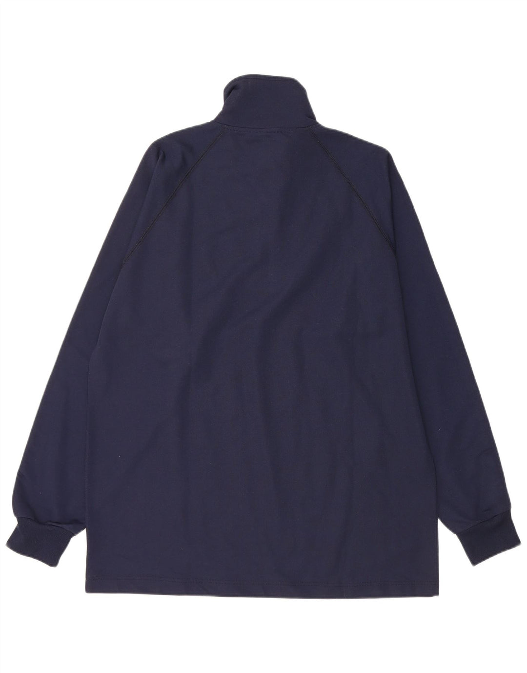 ASICS Mens Graphic Zip Neck Pullover Tracksuit Top Medium Navy Blue