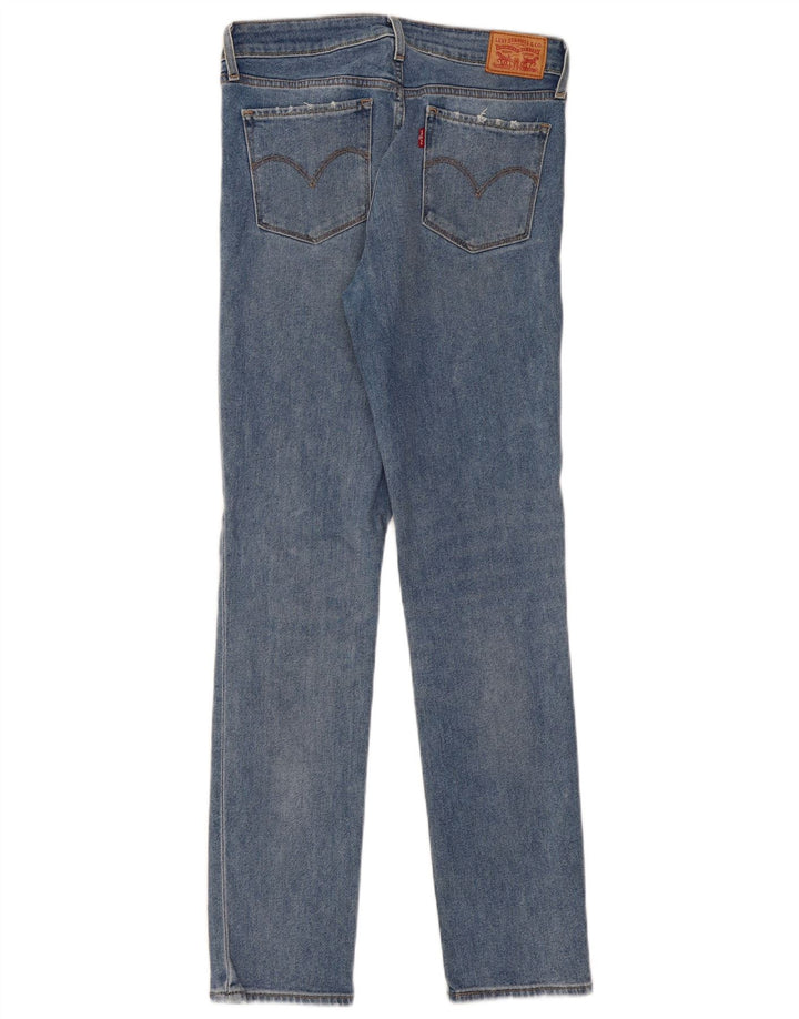 LEVI'S Womens 712 Slim Jeans W29 L32 Blue Cotton