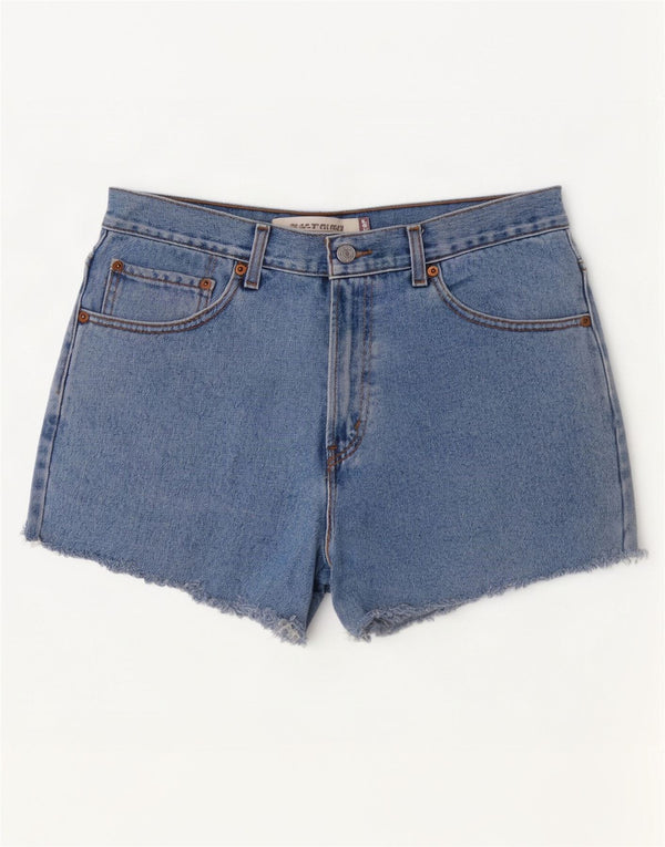 Levi's Womens 517 Denim Shorts W31 Medium Blue Cotton