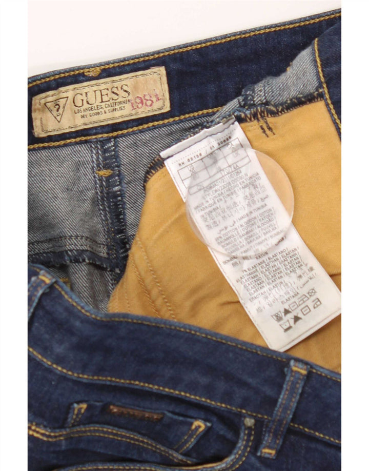 Guess Womens Mini Denim Skirt W29 Medium Blue Cotton