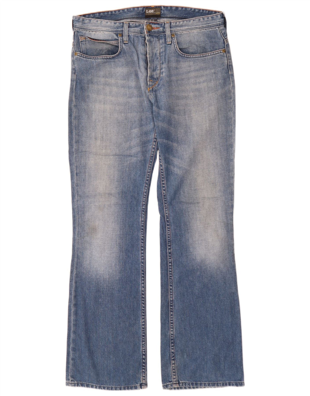 Lee Mens Elton Bootcut Jeans W31 L32 Blue Cotton